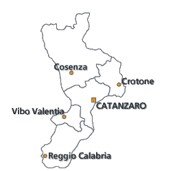 Mappa della Calabria