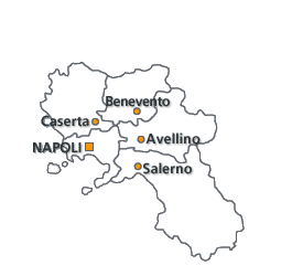 Mappa della Campania