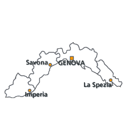 Mappa della Liguria