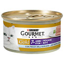 PurinaGourmet Gold mousse +7 anni con pesce dell'oceano