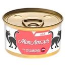 MonAmour Adult Mousse per gatti con salmone