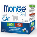Monge Grill Multipack Cat (coniglio e agnello)