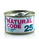 Natural Code 25 in jelly (pollo e sardine)