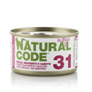 Natural Code 31 in jelly (pollo, amaranto e carote)
