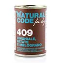 Natural Code for dogs 409 (cinghiale, patate e melograno)