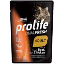 Prolife Dual Fresh Adult Cat umido (manzo e pollo)