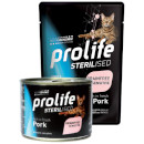 Prolife Sterilised Grain Free Sensitive umido per gatti (maiale)