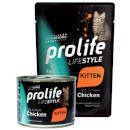 Prolife Life Style Kitten Cat umido (pollo)