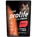 Prolife Dual Fresh Adult Cat umido (pollo e anatra)