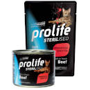 Prolife Sterilised Grain Free Adult Sensitive Cat umido (manzo)