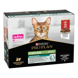 Purina Pro Plan Sterilised Adult Umido in salsa (manzo)