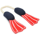 Record Gioco galleggiante Spiaggiochi in tessuto Oxford con squeaker Pinne