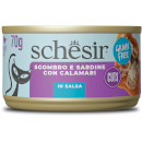 Schesir Sardine in salsa (sgombro e sardine con calamari)